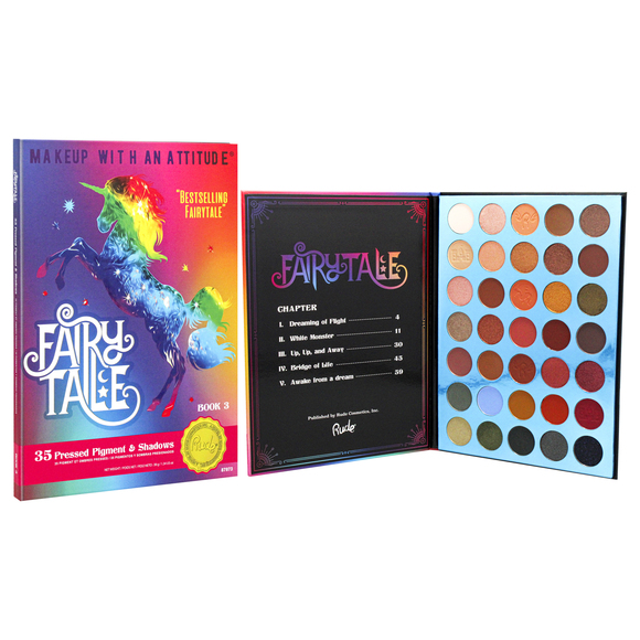 Fairy Tale 35 Eyeshadow Palette - Book 3 by Rude Cosmetics 1.34 oz Eye Shadow - Picture 2 of 5
